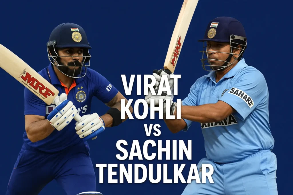 Virat Kohli vs Sachin Tendulkar: Comparing Two Cricket Icons